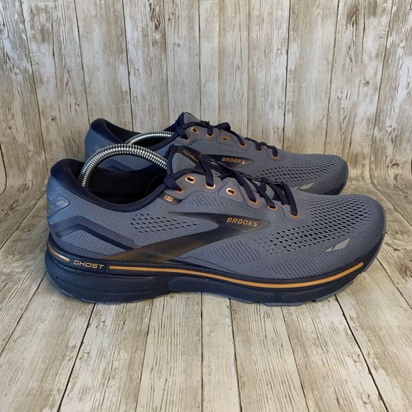 Brooks Other - Brooks Ghost 15 Mens Size 12 Running Shoes Flintstone/Peacoat/Oak sneakers